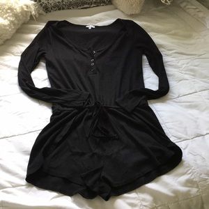 Tobi long sleeve lounge romper